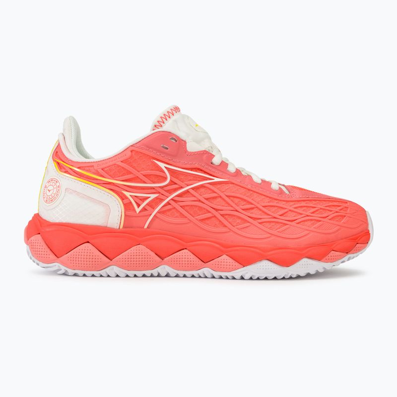 Dámské tenisové boty Mizuno Wave Enforce Tour CC candy coral/snow white/neon flame 2