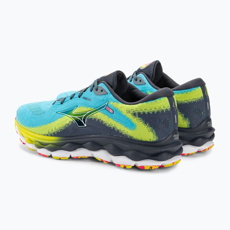 Pánská běžecká obuv Mizuno Wave Sky 7 jet blue/white/bolt2neon 5