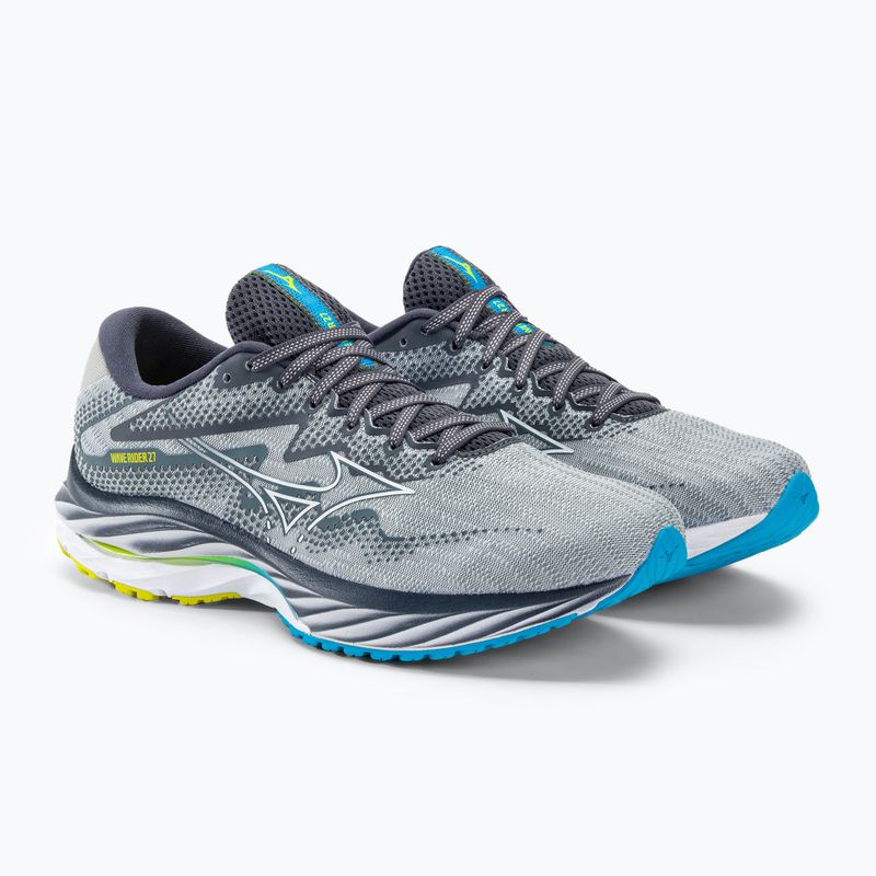 Pánská běžecká obuv Mizuno Wave Rider 27 pearl blue/white/bolt2neon 6