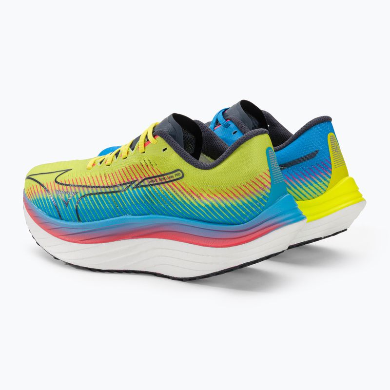 Pánská běžecká obuv Mizuno Wave Rebellion Pro bolt2neon/ombre blue/jet blue 3