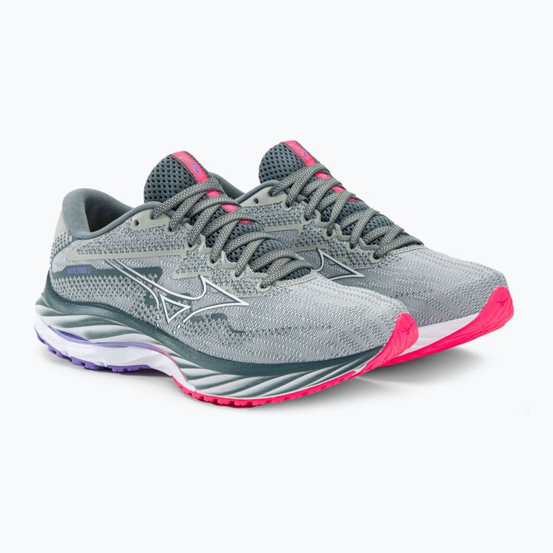 Dámská běžecká obuv Mizuno Wave Rider 27 pearl blue/white/highvpink 6