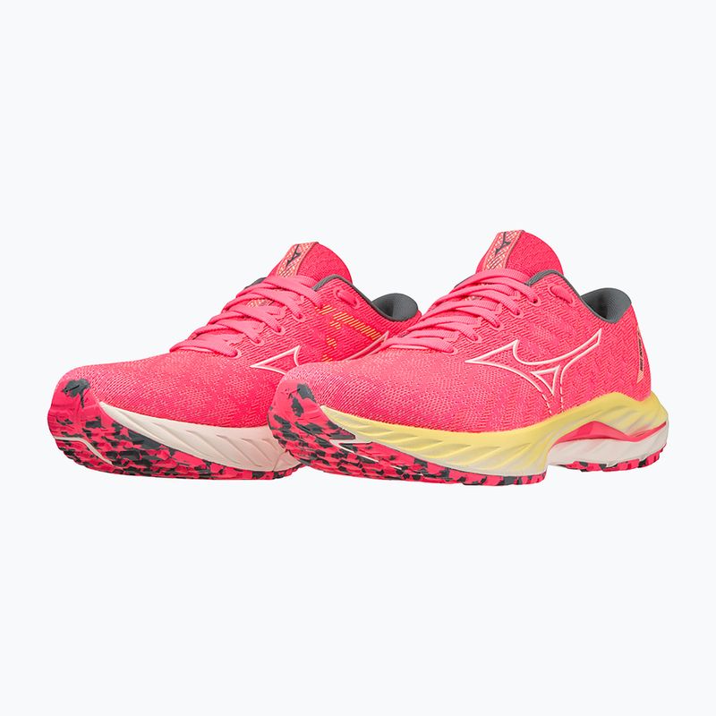 Dámské běžecké boty Mizuno Wave Inspire 19 hi vis pink/ snow white/ luminous 15