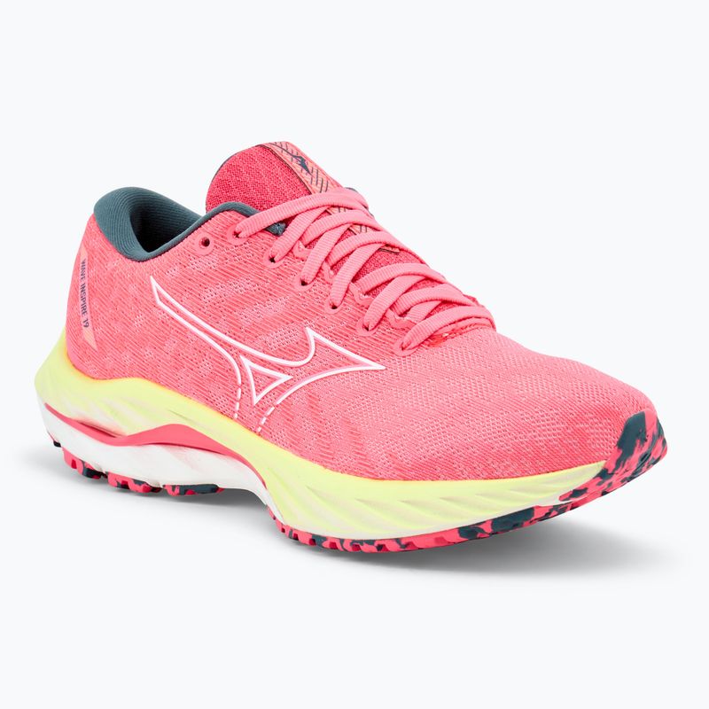 Dámské běžecké boty Mizuno Wave Inspire 19 hi vis pink/ snow white/ luminous