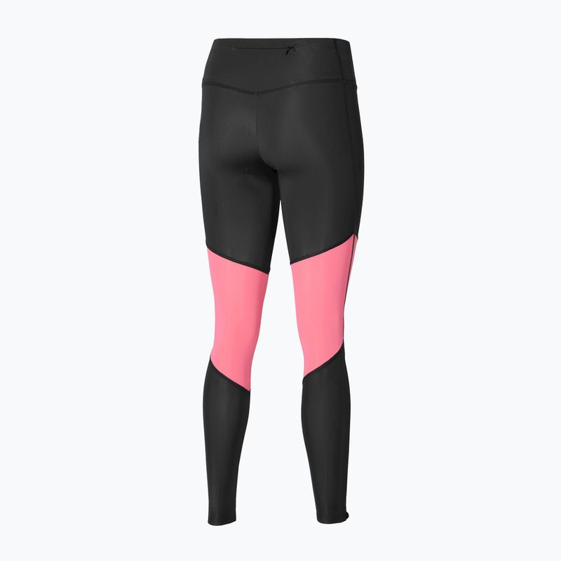 Dámské legíny Mizuno Core Long Tight black/sangria sunset 2