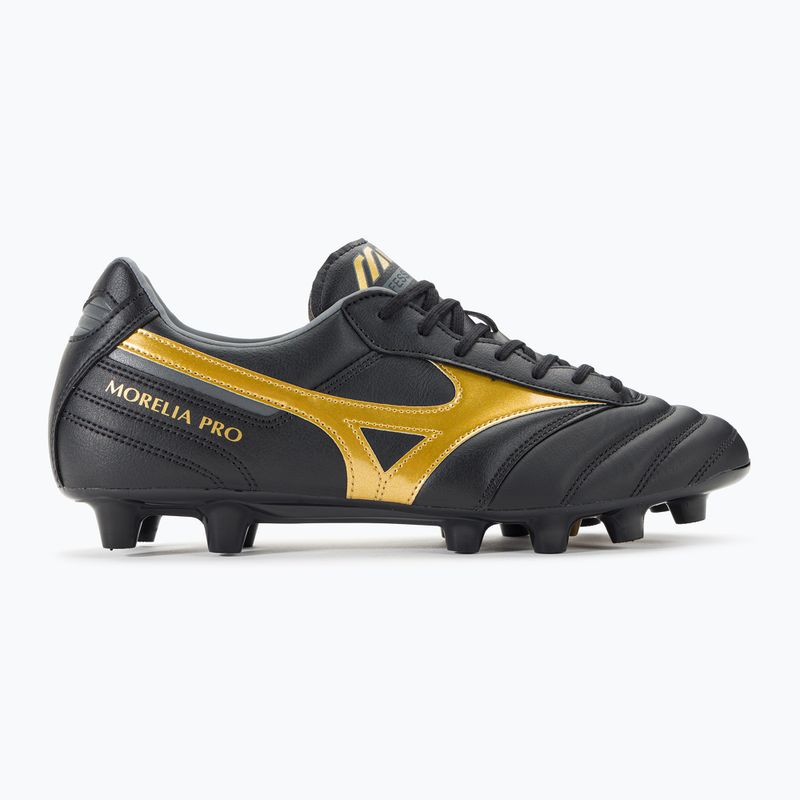 Mizuno Morelia II PRO MD pánské kopačky black/gold/dark shadow 2