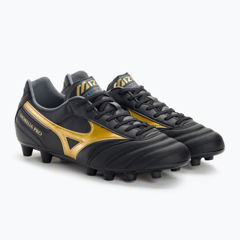 Mizuno Morelia II PRO MD pánské kopačky black/gold/dark shadow 4