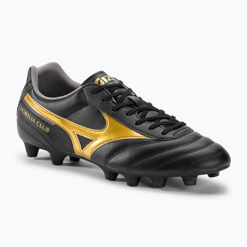 Mizuno Morelia II Club MD pánské kopačky black/gold/dark shadow