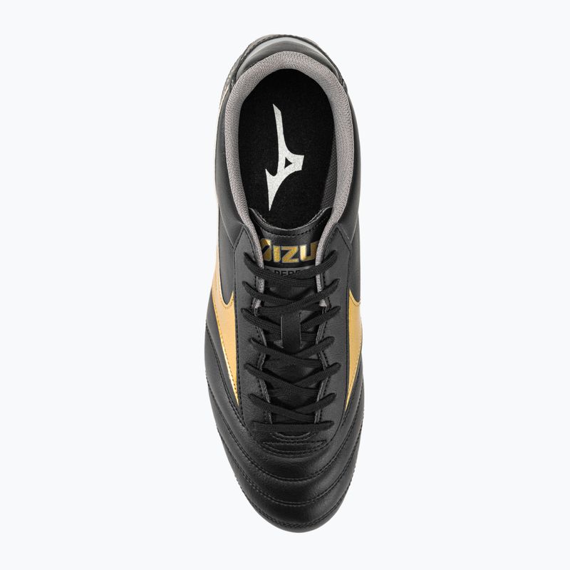 Mizuno Morelia II Club MD pánské kopačky black/gold/dark shadow 7