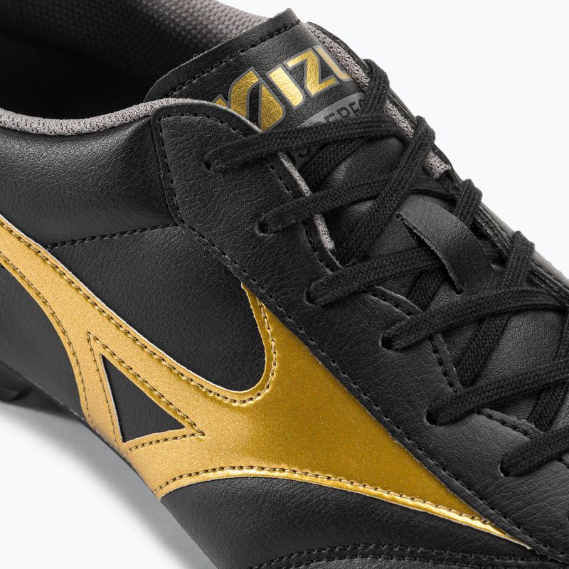 Mizuno Morelia II Club MD pánské kopačky black/gold/dark shadow 10