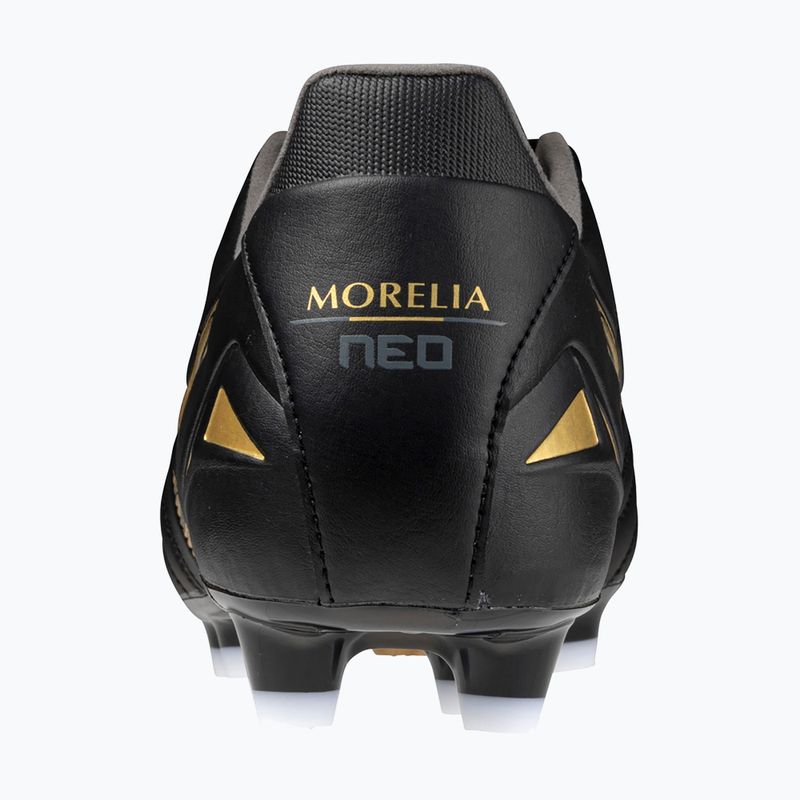 Pánské kopačky Mizuno Morelia Neo IV Pro MD black/gold/black 9