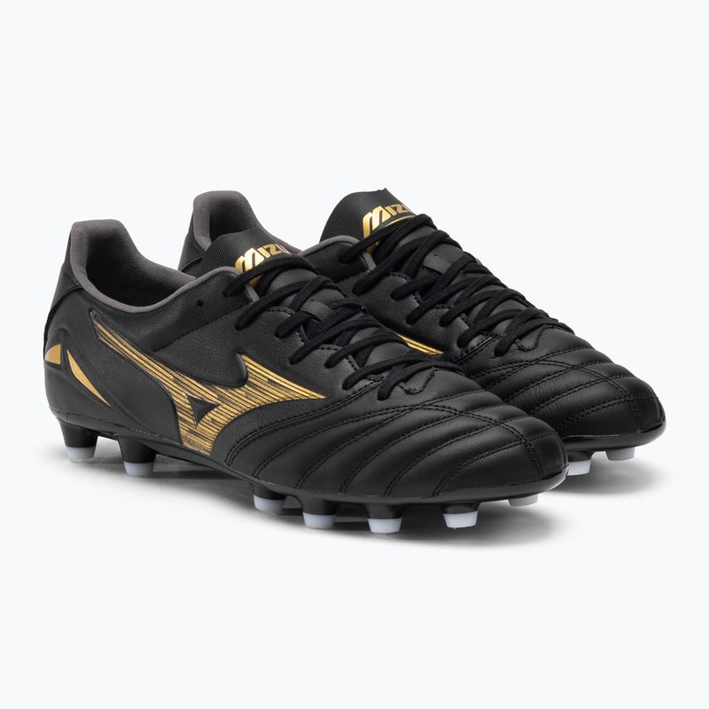 Pánské kopačky Mizuno Morelia Neo IV Pro MD black/gold/black 4