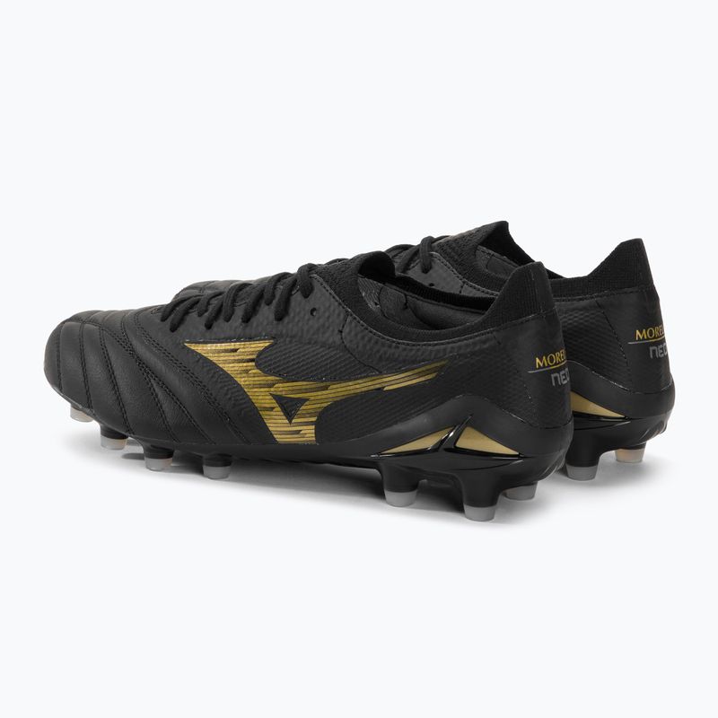 Mizuno Morelia Neo IV Beta Elite MD pánské kopačky black/gold/black 4