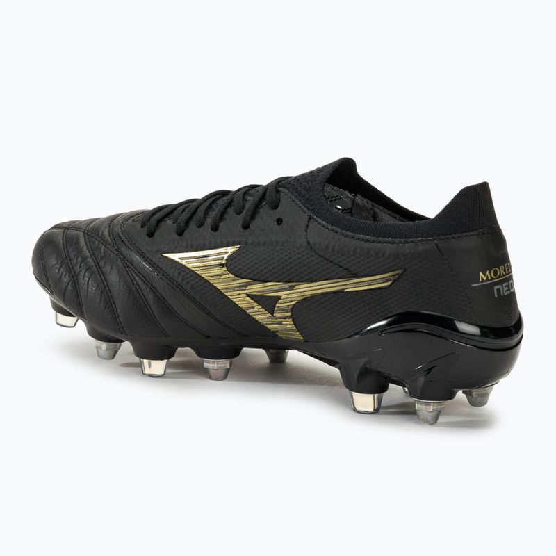 Pánské kopačky  Mizuno Morelia Neo IV Beta SG black/gold/black 3