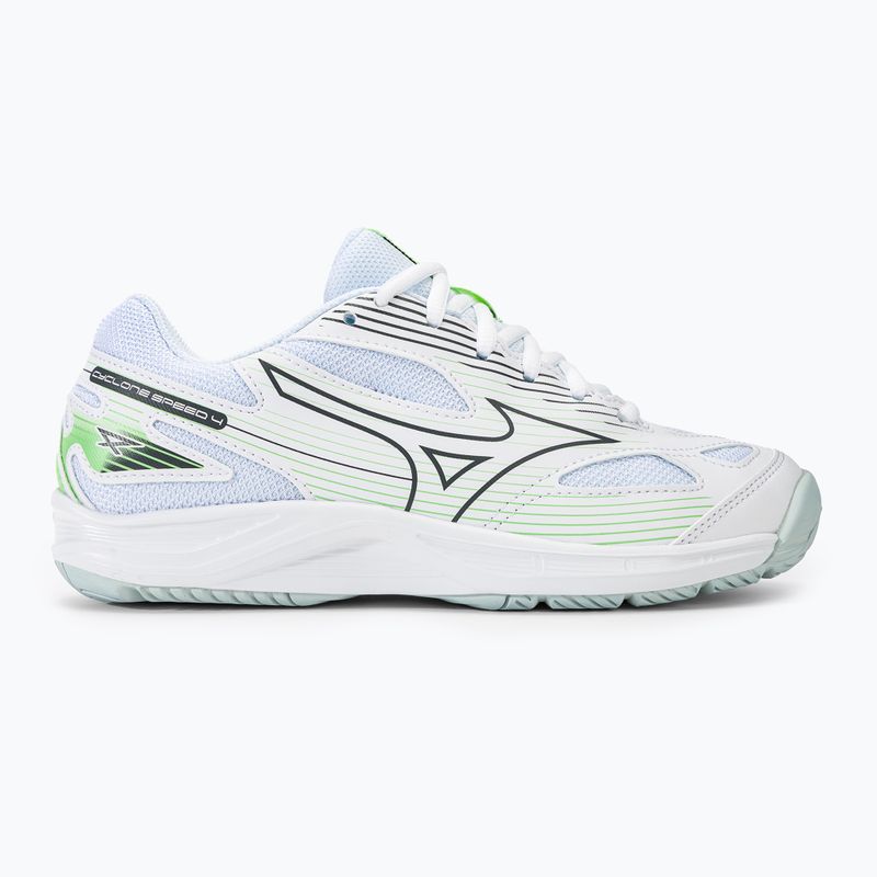 Dámské volejbalové boty  Mizuno Cyclone Speed 4 white/gridge/patinagreen 2