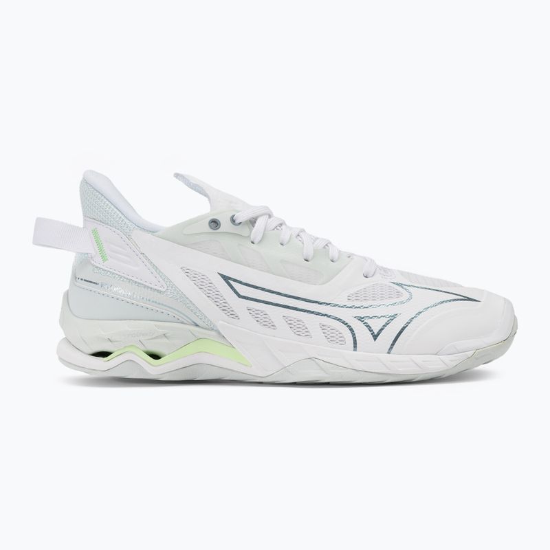 Dámské boty na házenou Mizuno Wave Mirage 5 white/glacial ridge/patinagreen 2