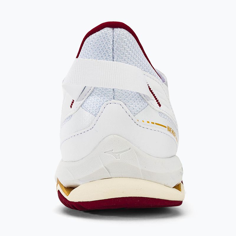 Dámské boty na házenou Mizuno Wave Mirage 5 white/cabernet/mp gold 6