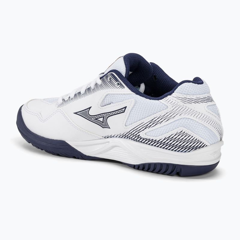 Dětské házenkářské boty Mizuno Stealth Star 2 Jr white/blueribbon/mpgold 3