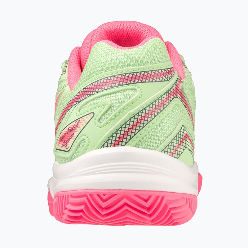 Mizuno Break Shot 4 Padel dámská padelová obuv patina green / high vis pink / white 4