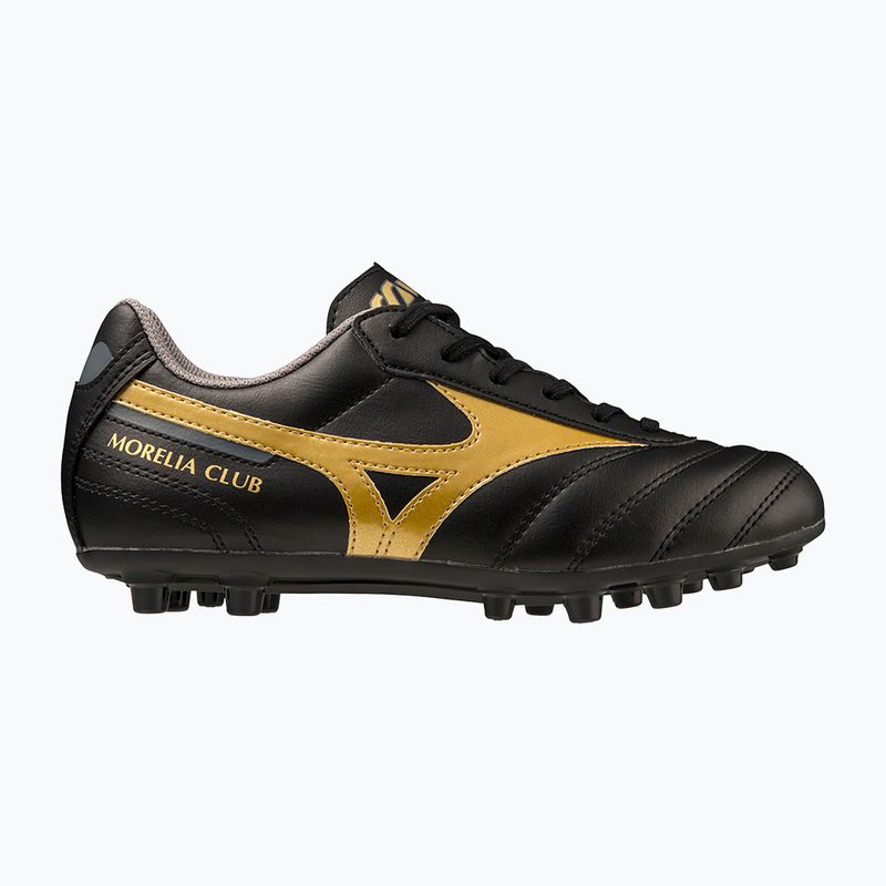 Dětské kopačky Mizuno Morelia II Club Jr AG black/gold/dark shadow