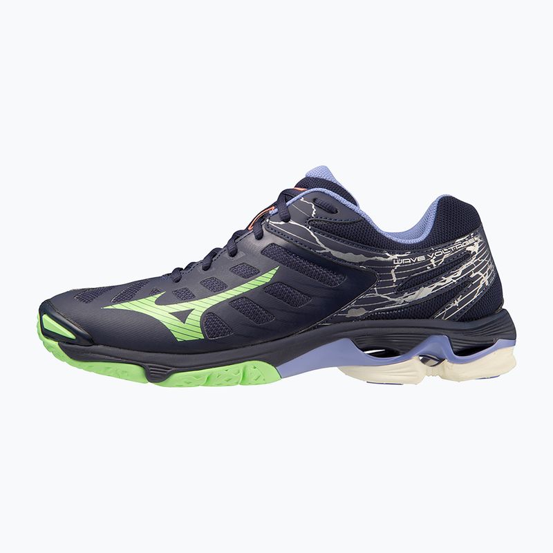 Pánská volejbalová obuv Mizuno Wave Voltage evening blue / tech green / lolite 3