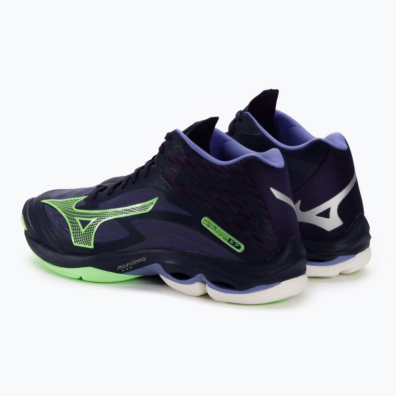 Pánská volejbalová obuv Mizuno Wave Lightning Z7 Mid evening blue / tech green / lolite 4