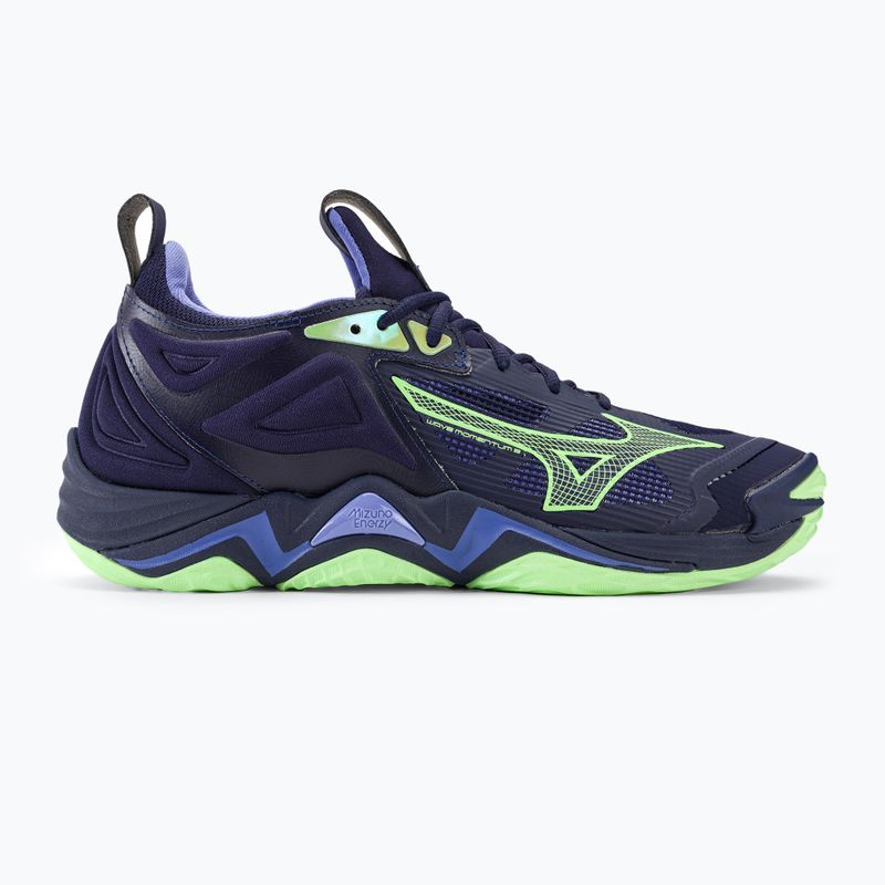 Pánská volejbalová obuv Mizuno Wave Momentum 3 evening blue / tech green / lolite 2