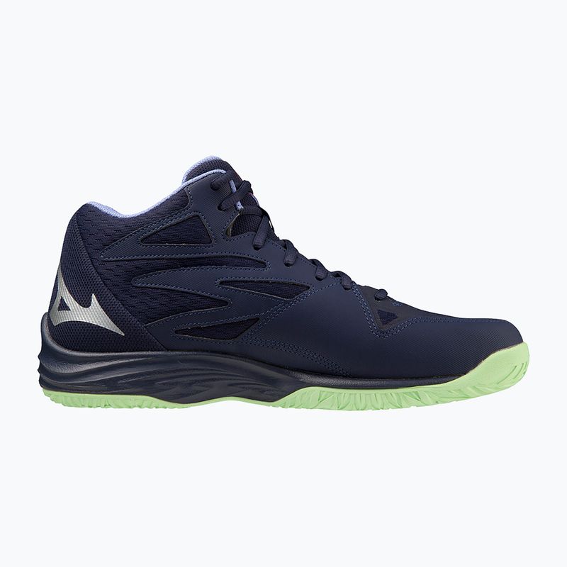 Pánská volejbalová obuv Mizuno Thunder Blade Z Mid evening blue / tech green / lolite 3