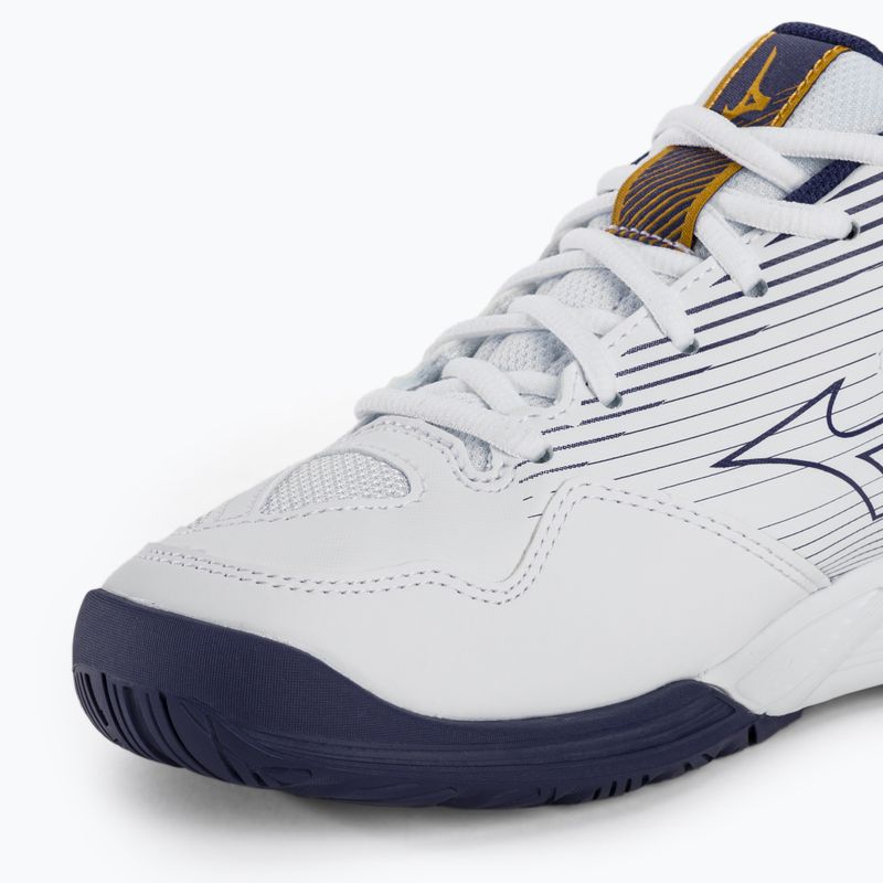 Pánské boty na volejbal Mizuno Cyclone Speed 4 white/blueribbon/mp gold 7