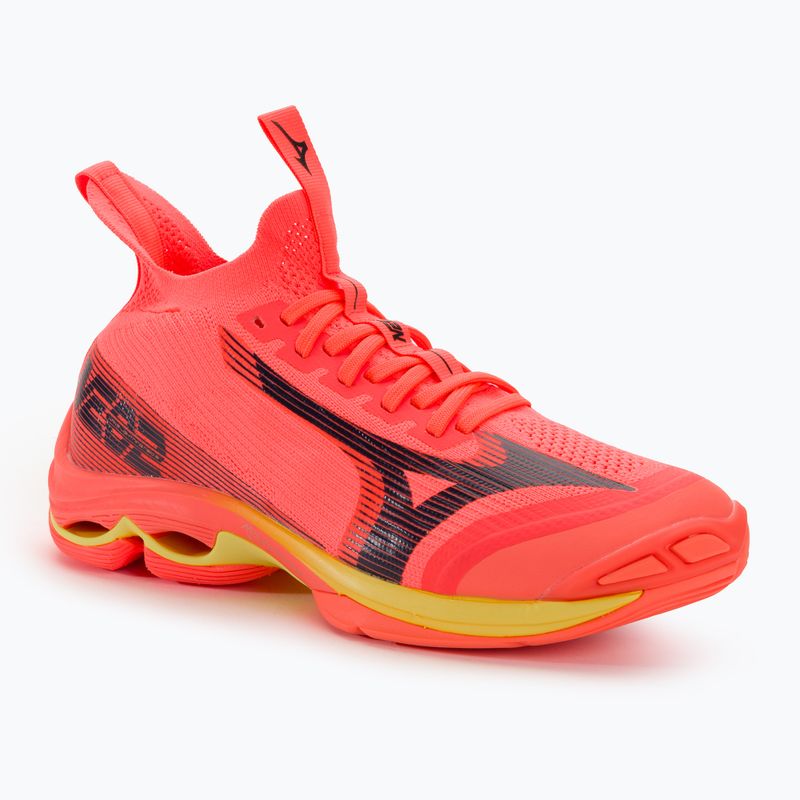 Pánská volejbalová obuv Mizuno Wave Lightning Neo2 neon flame / black / bolt2