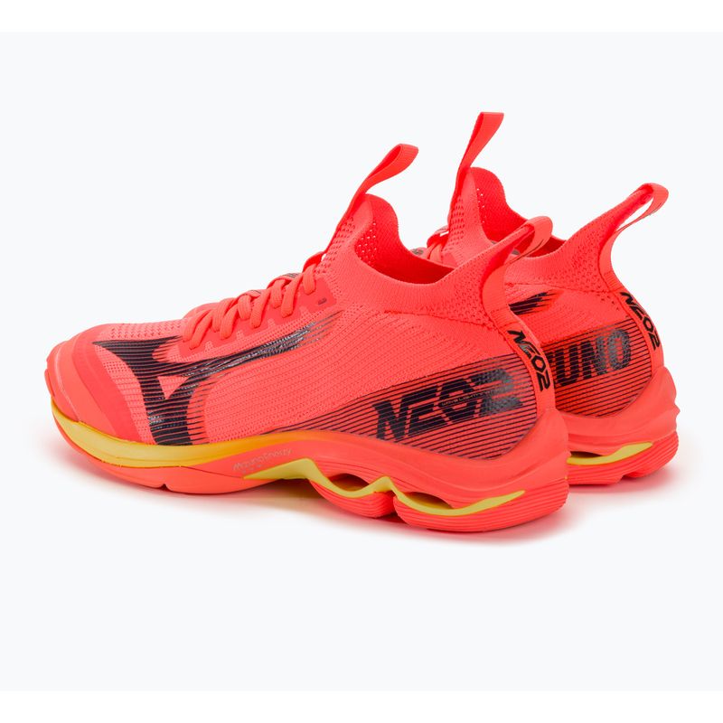 Pánská volejbalová obuv Mizuno Wave Lightning Neo2 neon flame / black / bolt2 4