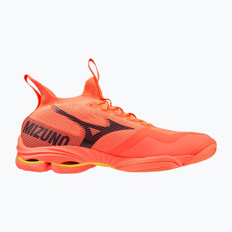 Pánská volejbalová obuv Mizuno Wave Lightning Neo2 neon flame / black / bolt2 3