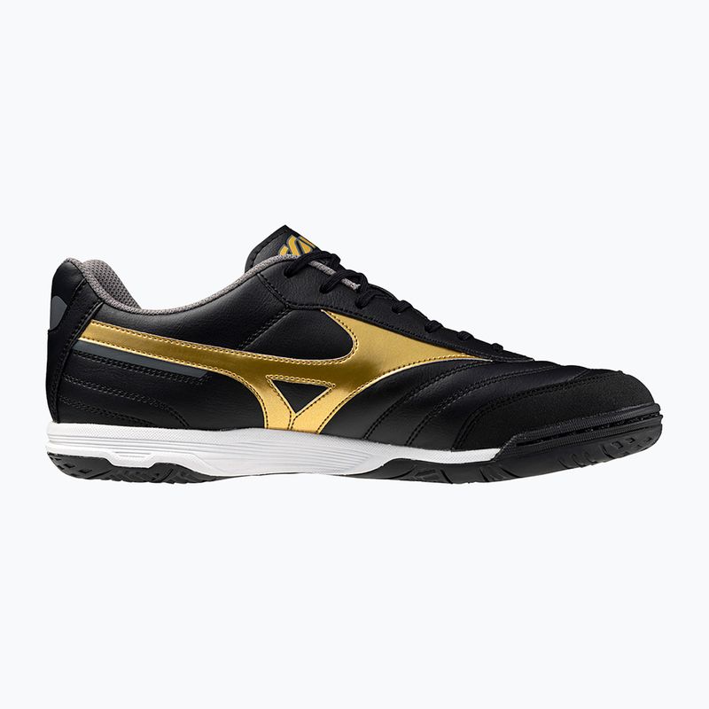 Mizuno Morelia Sala Classic IN black/gold/dark shadow pánské kopačky 8