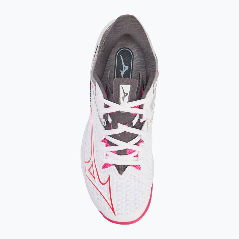 Dámské tenisové boty Mizuno Wave Exceed Tour 6 CC white/radiant red/quiet shade 5