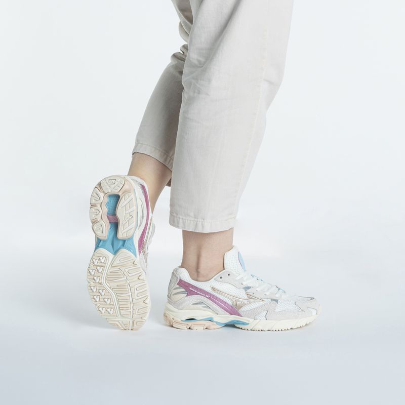 Dámské boty  Mizuno Wave Rider 10 white sand/shifting sand/snow white 2