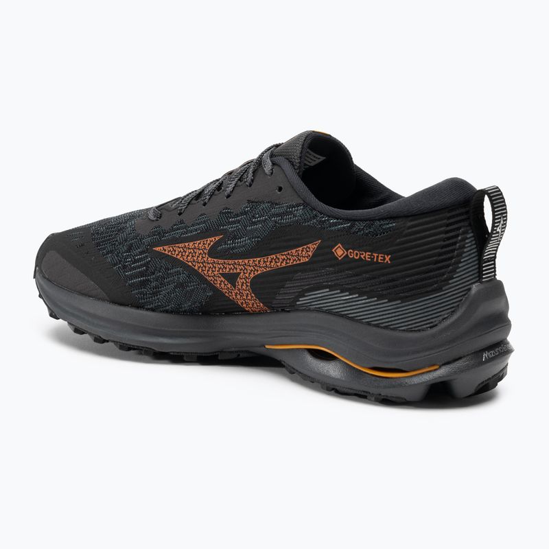 Pánské běžecké boty Mizuno Wave Rider GTX black/nasturtium/carrot curl 3