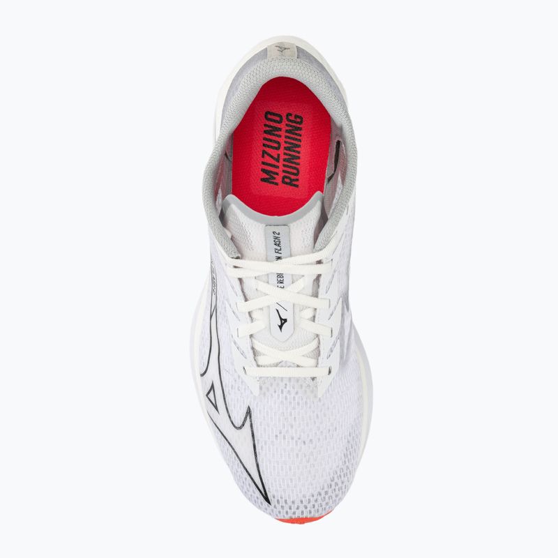 Pánské běžecké boty Mizuno Wave Rebellion Flash 2 white/black/harbor mist 5