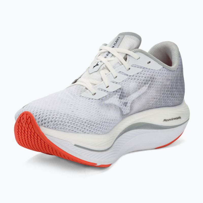 Pánské běžecké boty Mizuno Wave Rebellion Flash 2 white/black/harbor mist 7