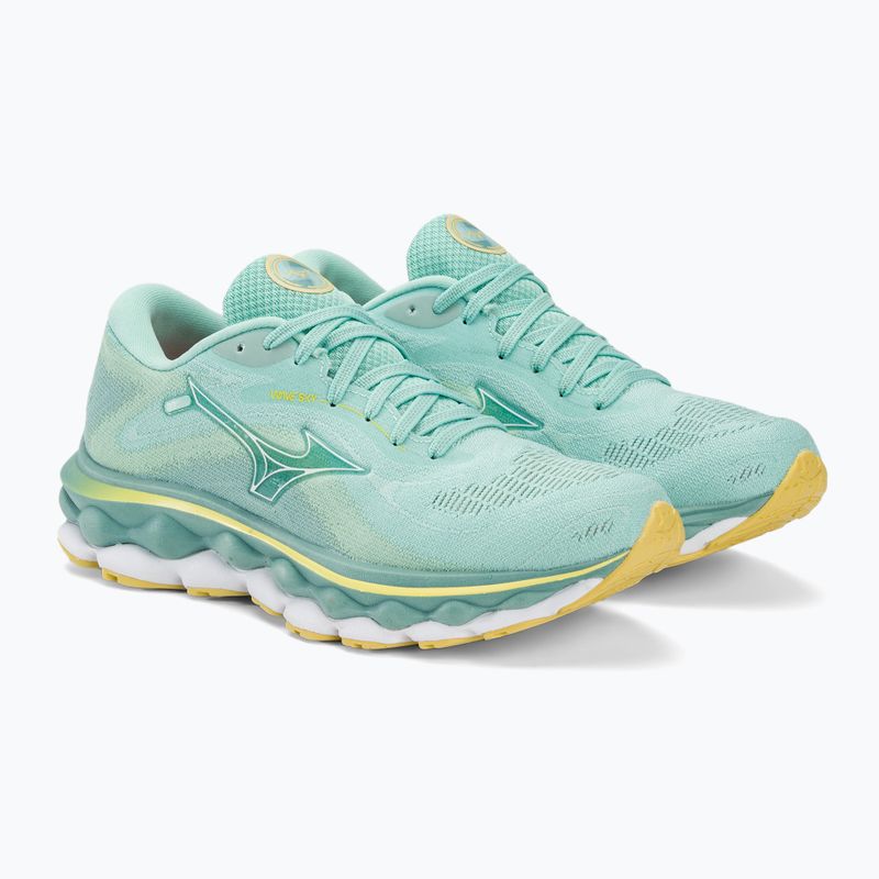 Dámské běžecké boty Mizuno Wave Sky 7 eggshell blue/white/sunshine 5