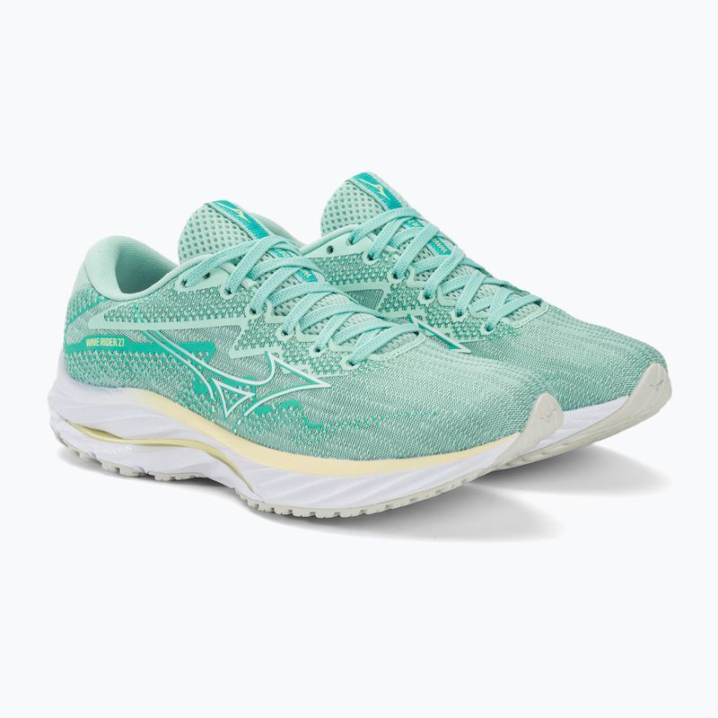 Dámské běžecké boty Mizuno Wave Rider 27 eggshell blue/white/anise flower 5