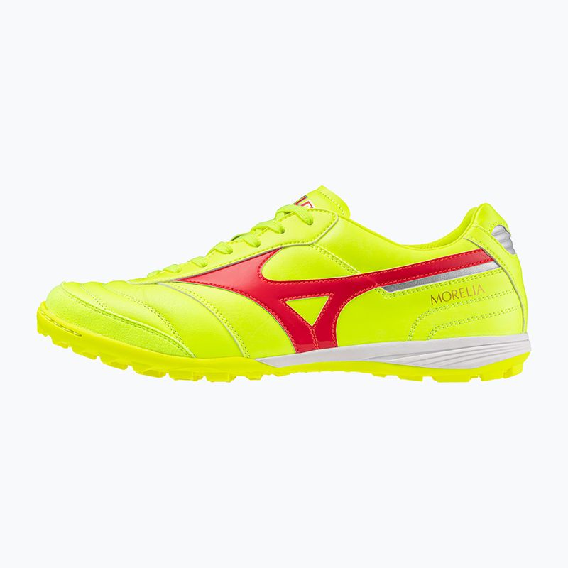 Pánské kopačky Mizuno Morelia Sala Elite TF safety yellow/fiery coral 2/galaxy silver 3