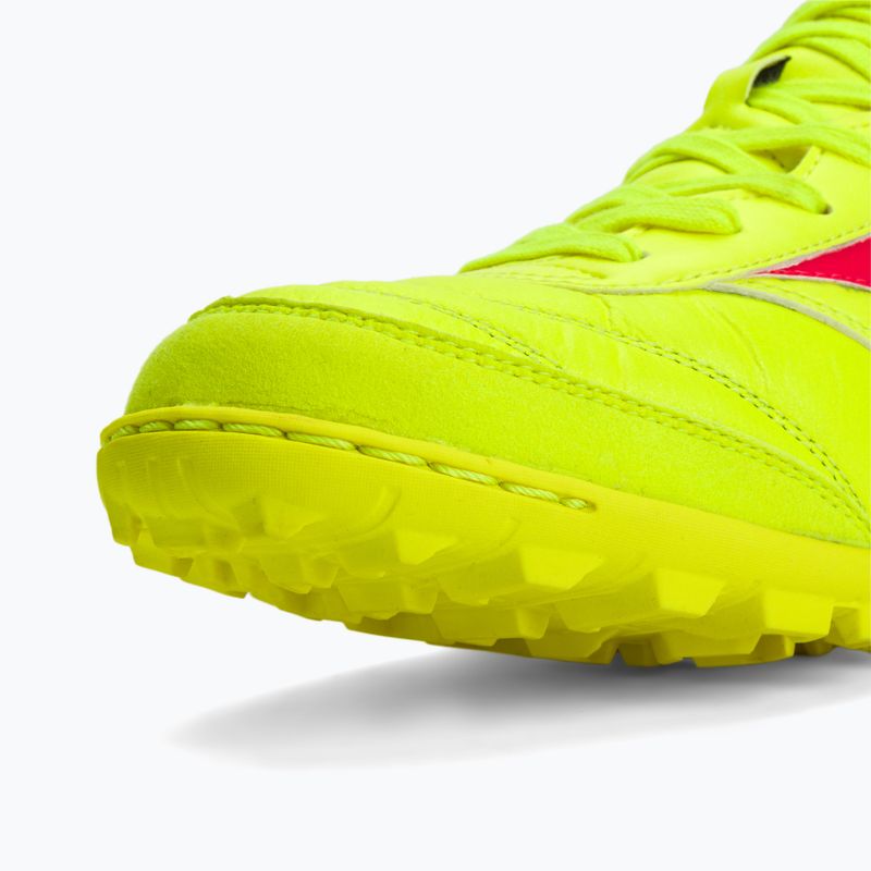 Pánské kopačky Mizuno Morelia Sala Elite TF safety yellow/fiery coral 2/galaxy silver 9