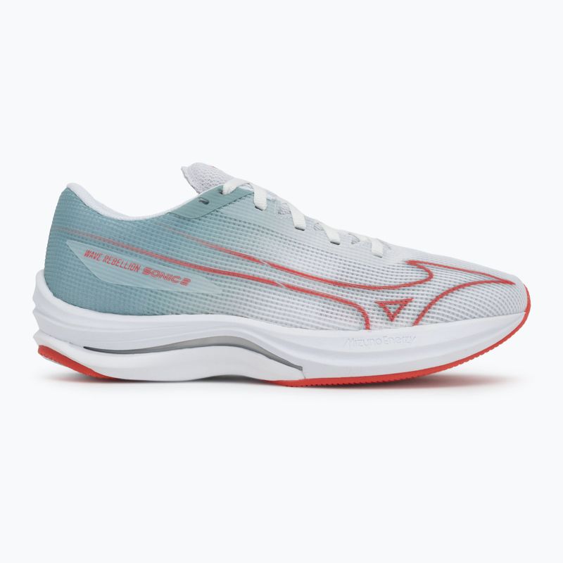 Dámské běžecké boty Mizuno Wave Rebellion Sonic 2 river white/cayenne/gray mist 2
