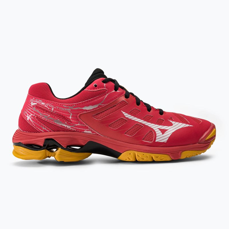 Pánské volejbalové boty Mizuno Wave Voltage radiant red/white/carrot curl 2