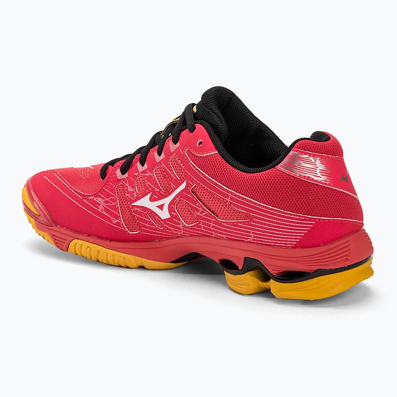 Pánské volejbalové boty Mizuno Wave Voltage radiant red/white/carrot curl 3