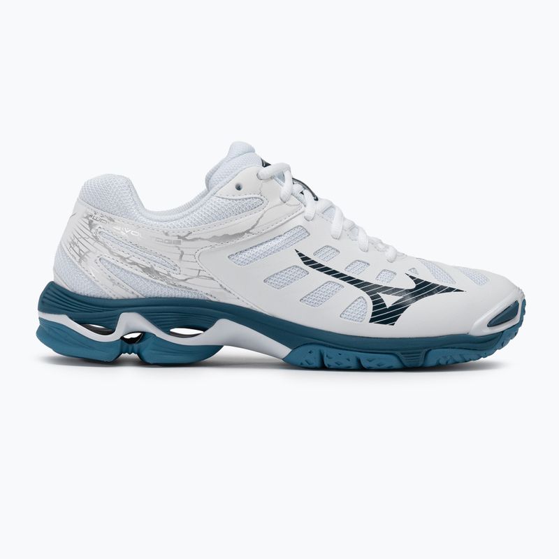 Pánské volejbalové boty Mizuno Wave Voltage white/sailor blue/silver 2