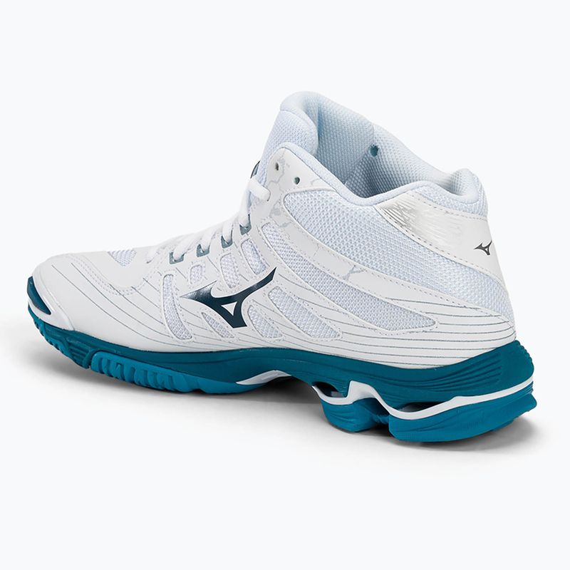 Pánské volejbalové boty Mizuno Wave Mid Voltage white/sailor blue/silver 3