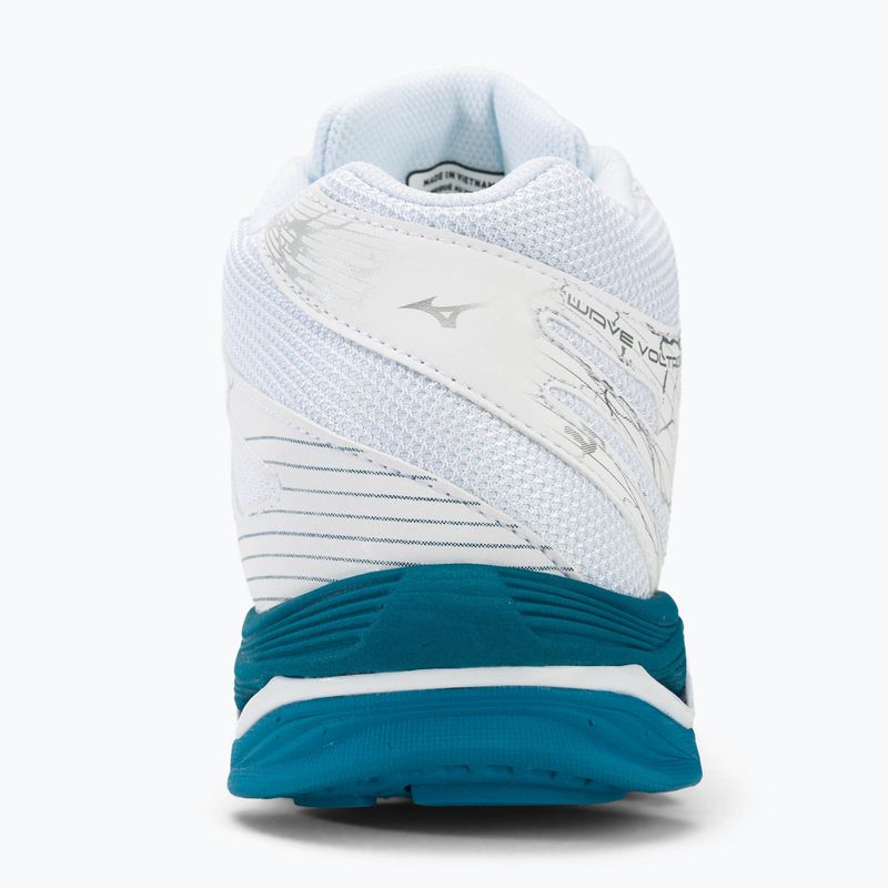 Pánské volejbalové boty Mizuno Wave Mid Voltage white/sailor blue/silver 6