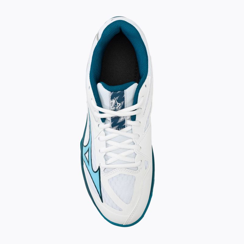 Pánské volejbalové boty Mizuno Thunder Blade Z white/sailor blue/silver 5