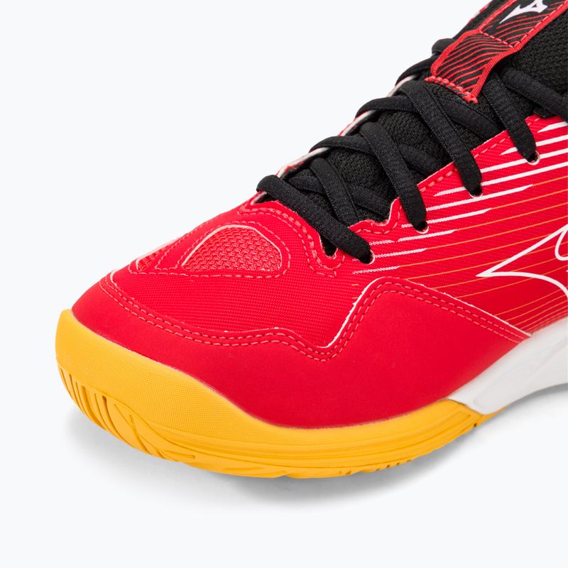 Pánské boty na volejbal Mizuno Cyclone Speed 4 radiant red/white/carrot curl 7