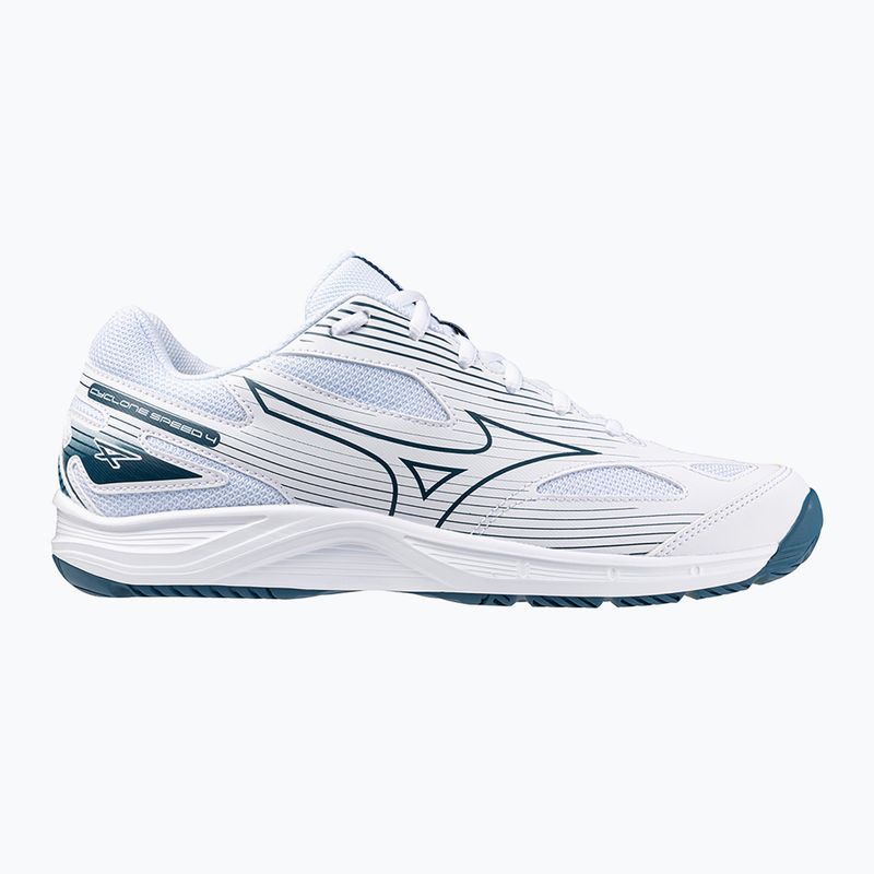 Pánské boty na volejbal Mizuno Cyclone Speed 4 white/sailor blue/silver 8